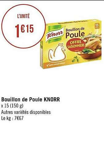 Bouillon De Poule Knorr