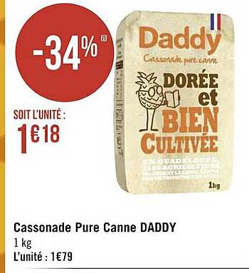Cassonade Pure Canne Daddy