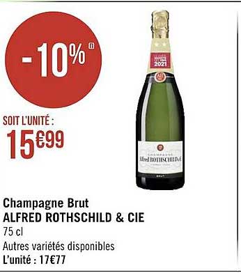 champagne brut alfred rothschild & cie