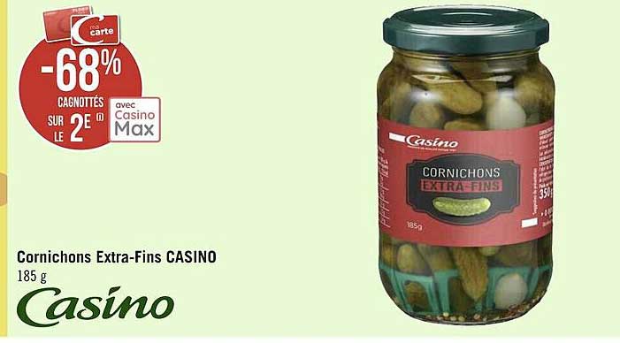 cornichons extra-fins casino