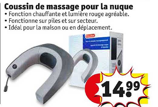 coussin de massage pour la nuque