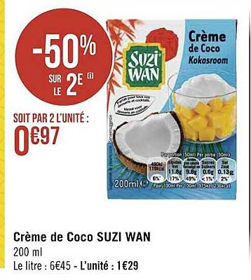 crème de coco suzi wan