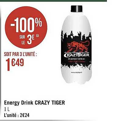 energy drink crazy tiger