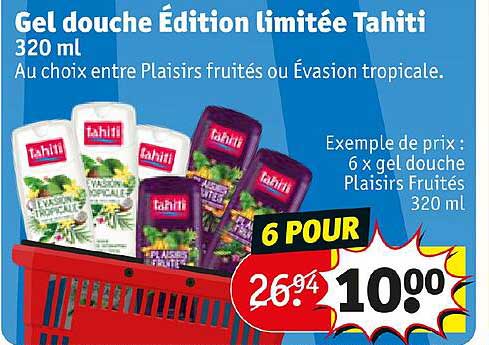 Gel Douche édition Limitée Tahiti