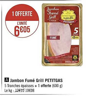 Jambon Fumé Grill Petitgas