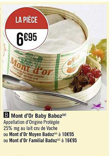 Mont D'or Baby Badoz