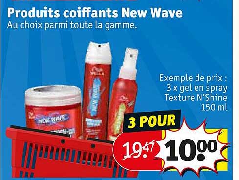 produits coiffants new wave