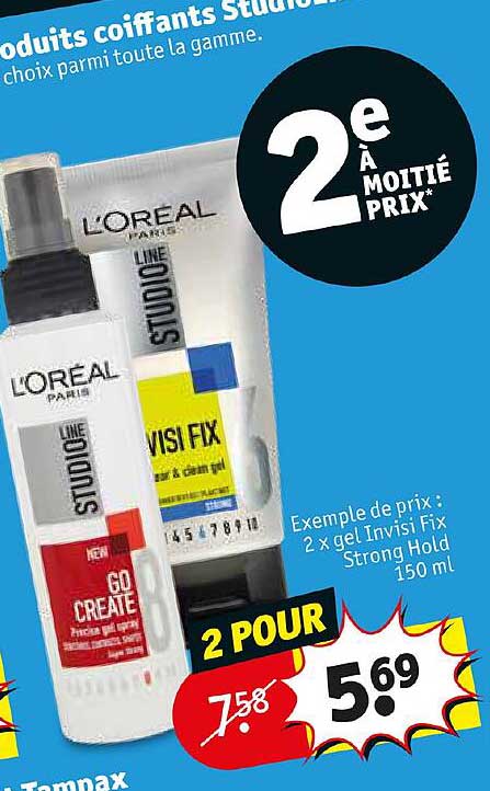 produits coiffants studio