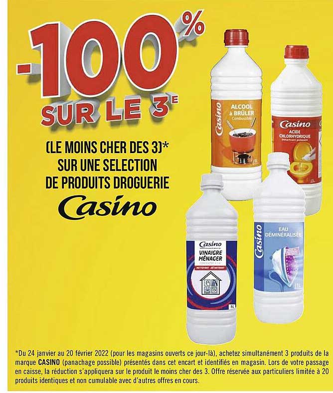 produits droguerie casino
