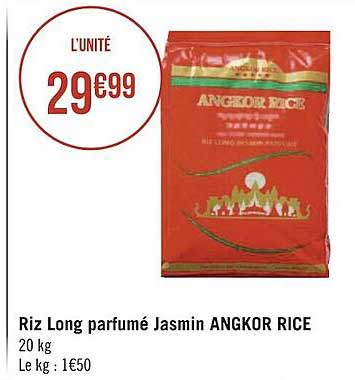 riz long parfumé jasmin angkor rice