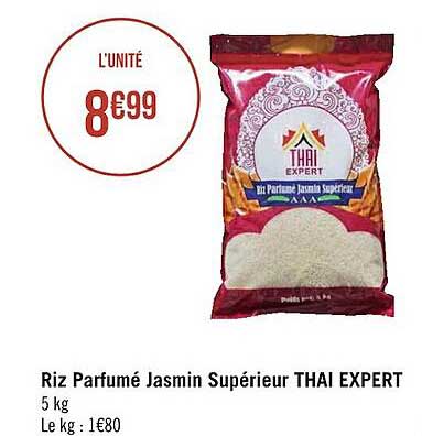 Riz Parfumé Jasmin Supérieur Thai Expert