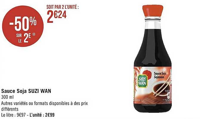 sauce soja suzi wan
