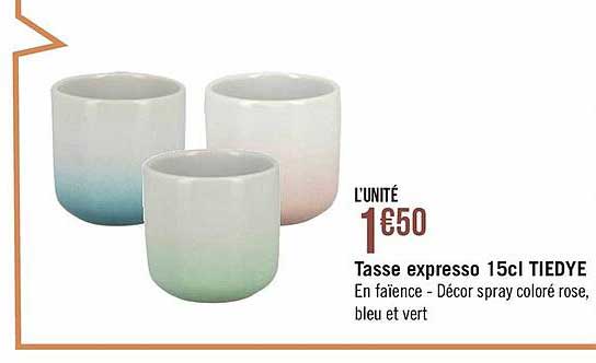 tasse expresso 15cl tiedye