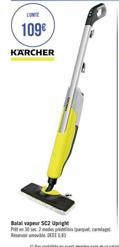 balai vapeur sc2 upright kärcher