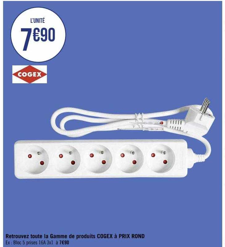 La Gamme De Produits Cogex à Prix Rond
