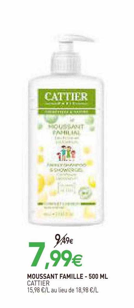 moussant famille cattier - 500ml