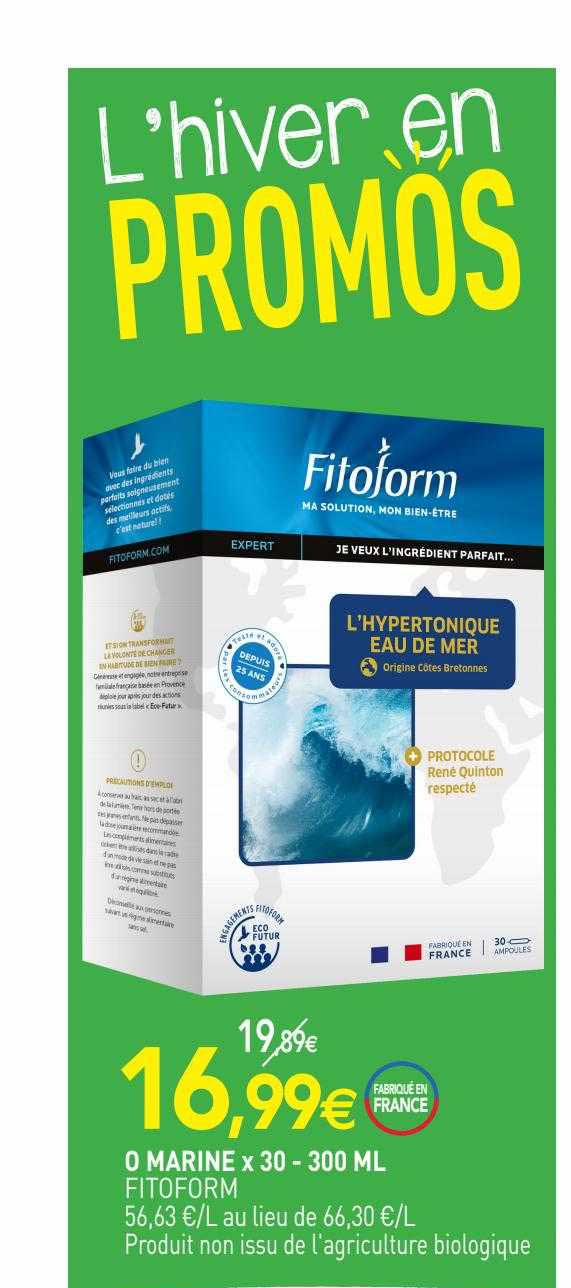 o marine x 30 fitoform - 300ml
