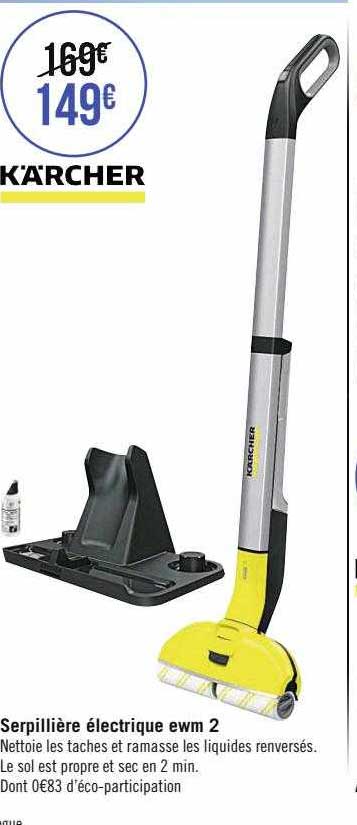 serpillière électrique ewm 2 kärcher