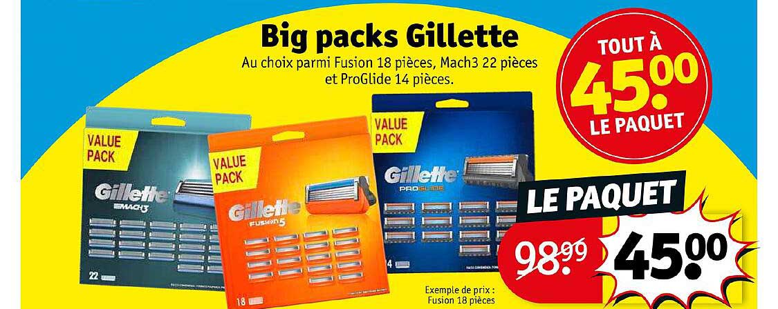 big packs gillette