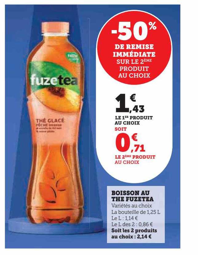 Boisson Au Thé Fuzetea