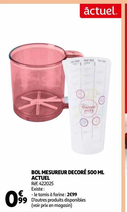 bol mesureur décoré 500 ml actuel