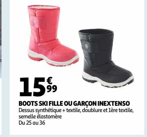 boots ski fille ou garçon inextenso