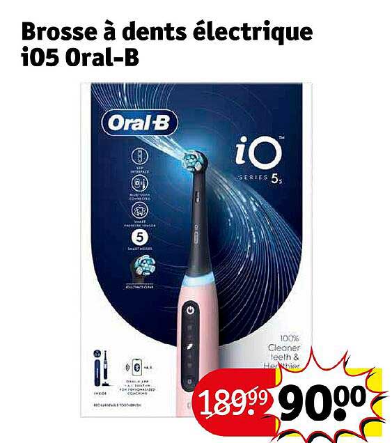 brosse à dents électrique io5 oral-b