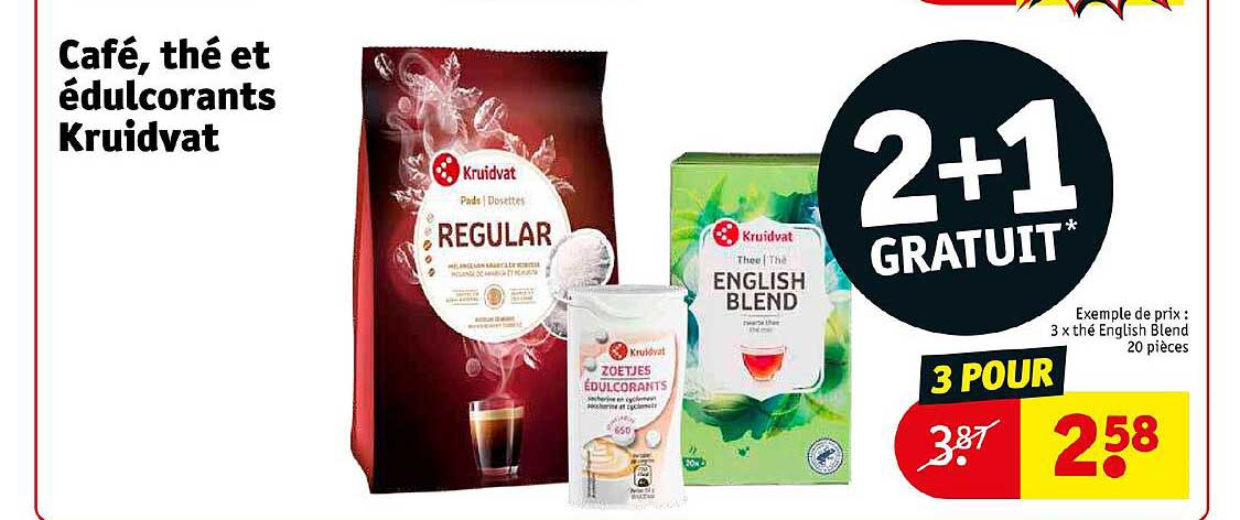 Café, Thé Et édulcorants Kruidvat