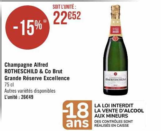 champagne alfred rotheschild & co brut grande réserve excellence
