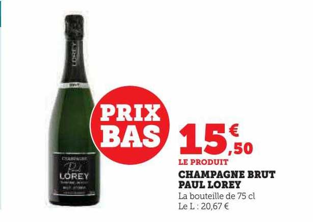 champagne brut paul lorey