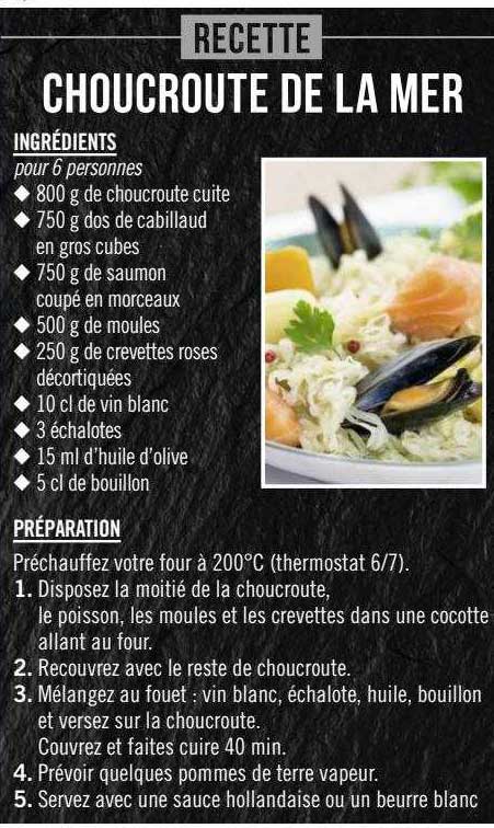 Choucroute De La Mer