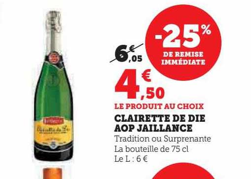 clairette de die aop jaillance