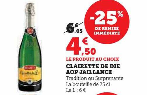 clairette de die aop jaillance