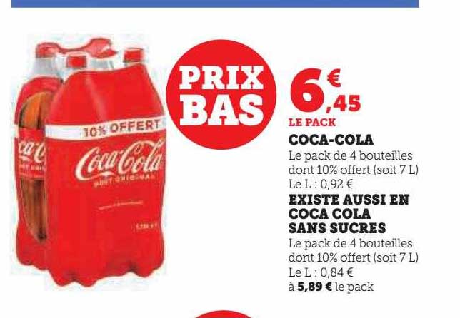 coca-cola, coca cola sans sucres