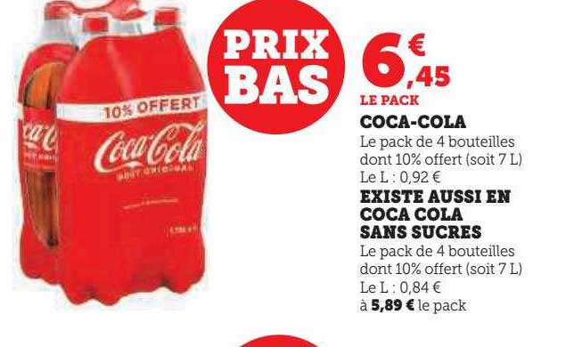 coca-cola, coca cola sans sucres