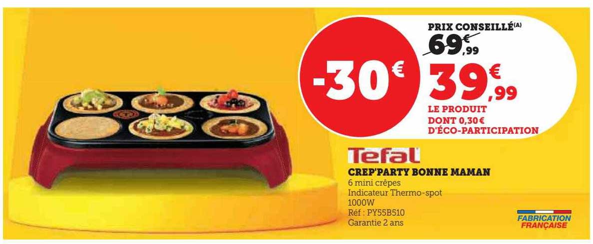crep'party bonne maman tefal