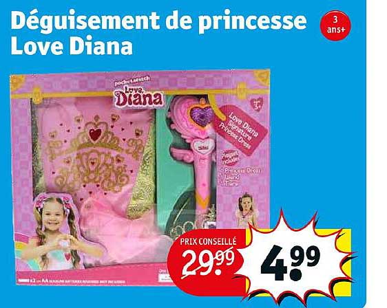 Déguisement De Princesse Love Diana