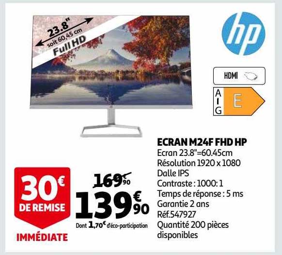 écran M24f Fhd Hp