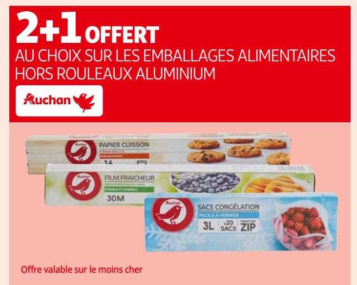 Emballages Alimentaires Hors Rouleaux Aluminium Auchan