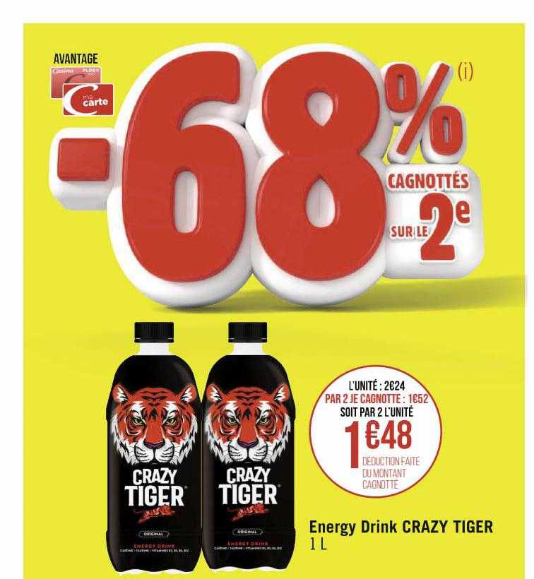 energy drink crazy tiger