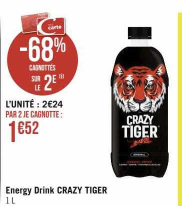 Energy Drink Crazy Tiger