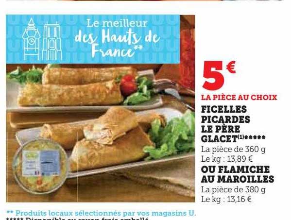 ficelles picardes le père glacet ou flamiche ou maroilles