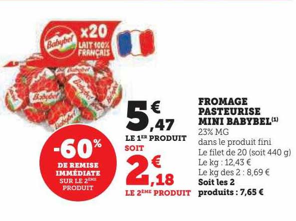 Fromage Pasteurisé Mini Babybel