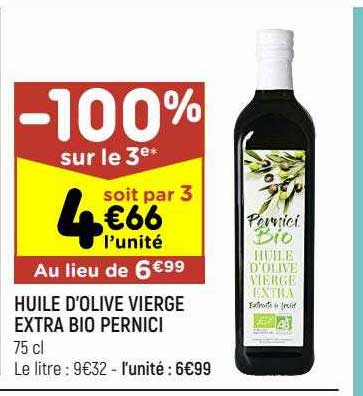 huile d'olive vierge extra bio pernici