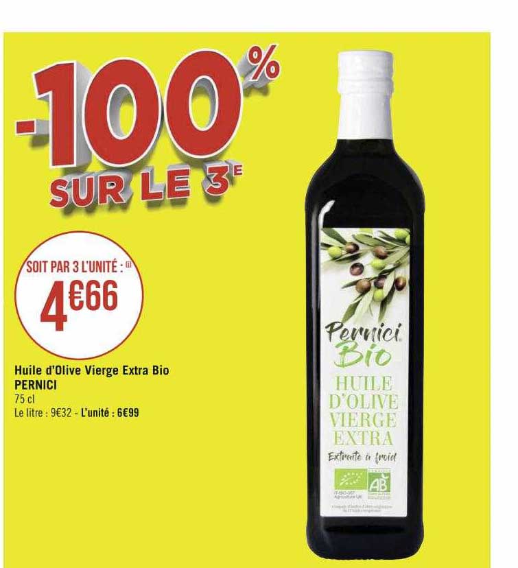 huile d'olive vierge extra bio pernici