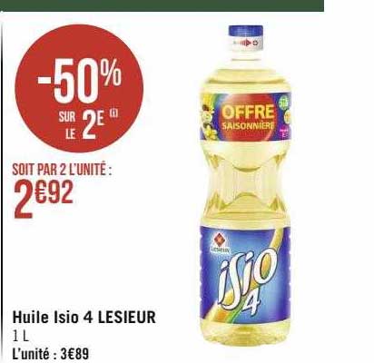 Huile Isio 4 Lesieur