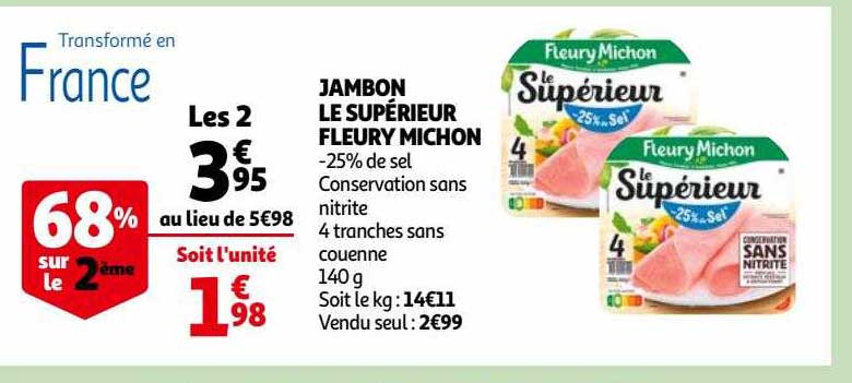 jambon le supérieur fleury michon