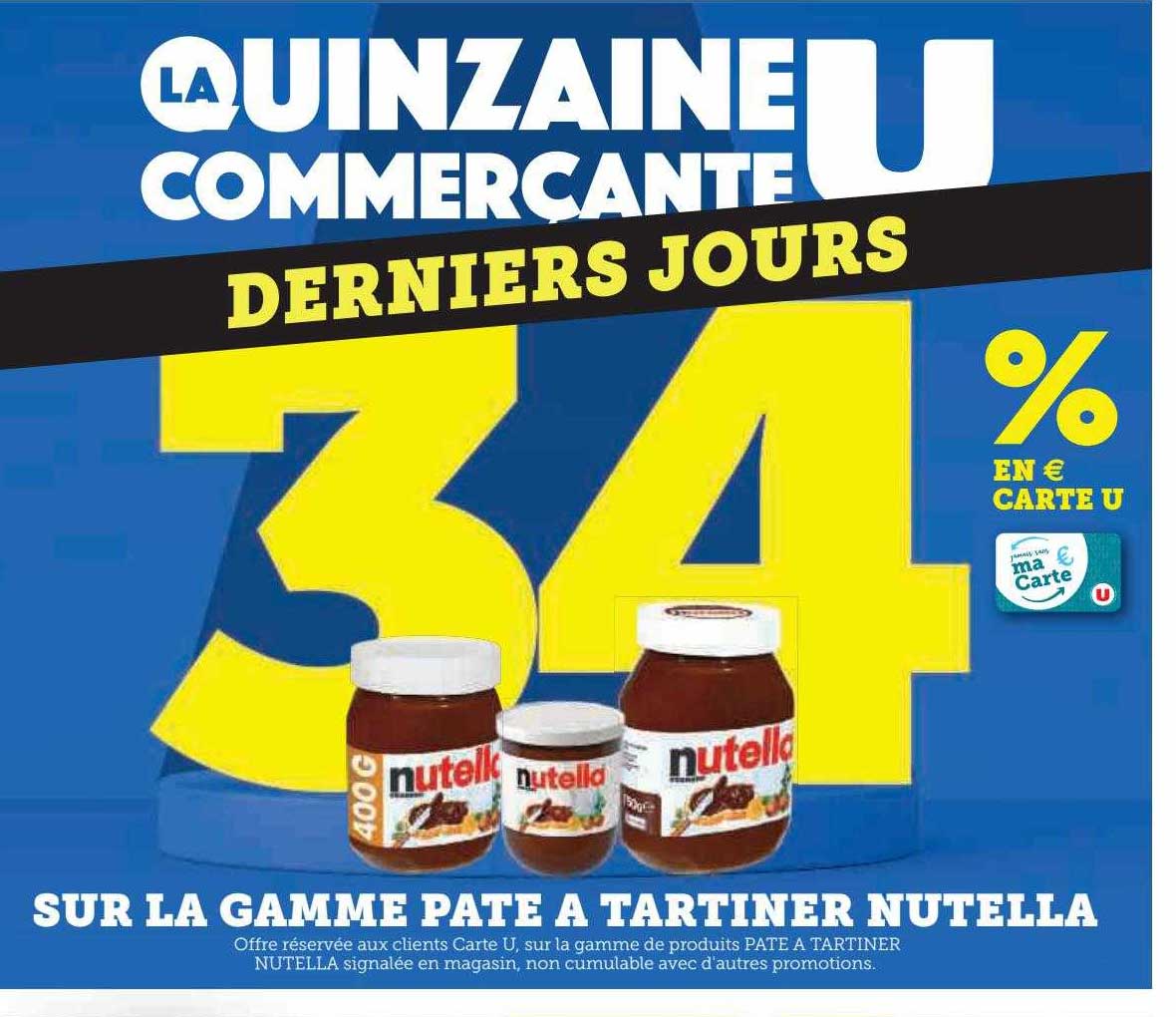 La Gamme Pâte à Tartiner Nutella