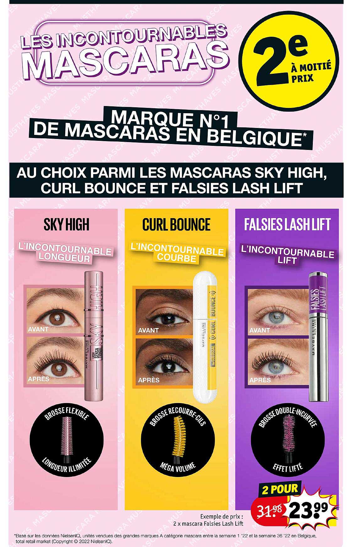 les incontournables mascaras
