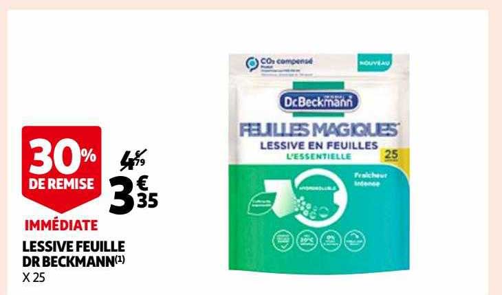 lessive feuille dr beckmann